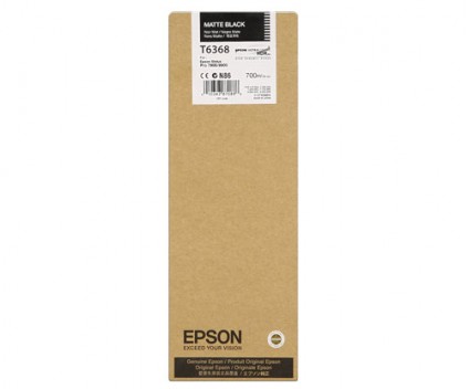 Tinteiro Original Epson T6368 Preto Matte 700ml