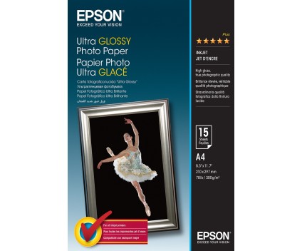 Papel Fotográfico Original Epson S041927 300 g/m² ~ 15 Páginas 210mm x 297mm
