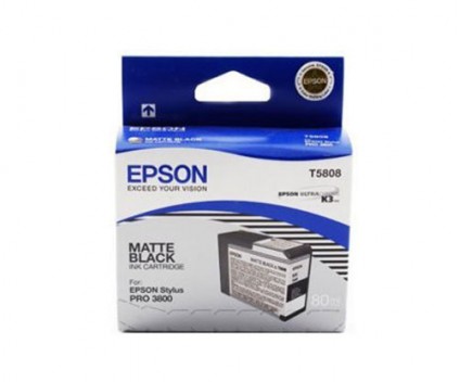 Tinteiro Original Epson T5808 Preto Matte 80ml