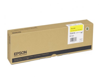 Tinteiro Original Epson T5914 Amarelo 700ml