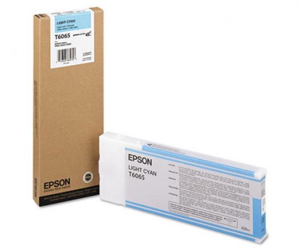 Tinteiro Original Epson T6065 Cyan Claro 220ml