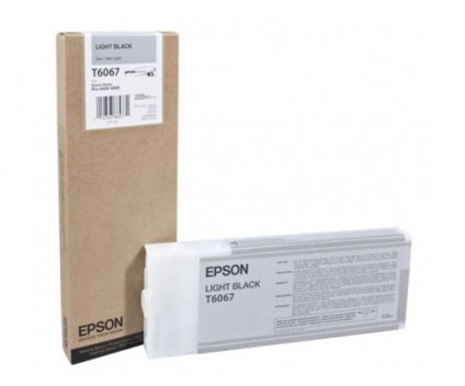 Tinteiro Original Epson T6067 Preto Claro 220ml