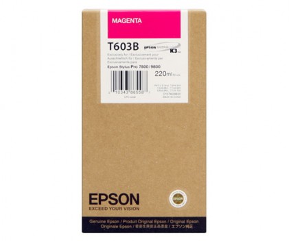 Tinteiro Original Epson T603B Magenta 220ml