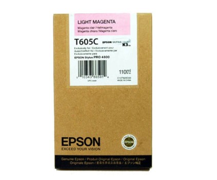 Tinteiro Original Epson T605C Magenta Claro 110ml