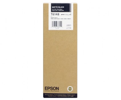 Tinteiro Original Epson T6148 Preto Matte 220ml