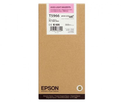 Tinteiro Original Epson T5966 Magenta Claro Vivido 350ml