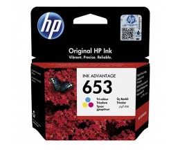 Tinteiro Original HP 653 Cor 5ml ~ 200 Paginas