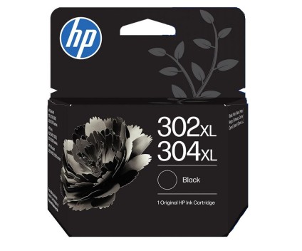 Tinteiro Original HP 302 XL / HP 304 XL Preto ~ 300 Paginas