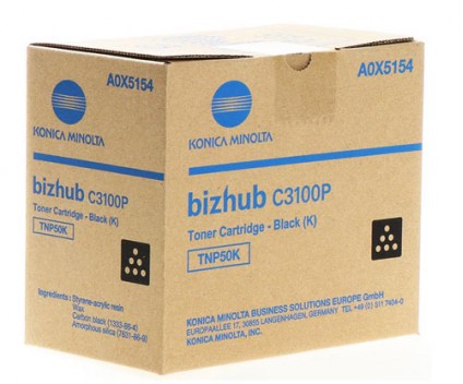 Toner Original Konica Minolta A0X5154 Preto ~ 5.000 Paginas