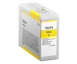 Tinteiro Compativel Epson T8504 Amarelo 80ml