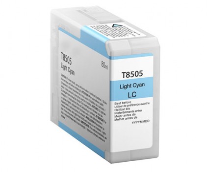 Tinteiro Compativel Epson T8505 Cyan Claro 80ml