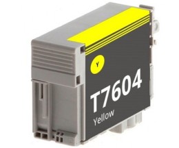 Tinteiro Compativel Epson T7604 Amarelo 25.9ml