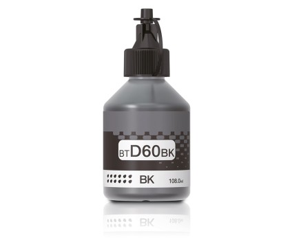 Tinteiro Compativel Brother BTD60BK Preto 108ml
