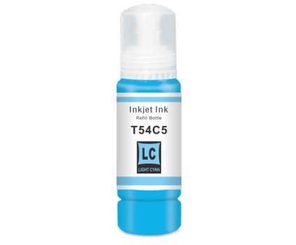 Tinteiro Compativel Epson T54C5 Cyan Claro 70ml