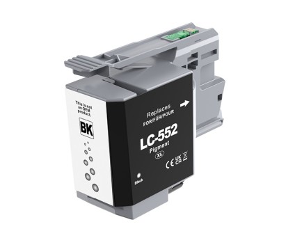 Tinteiro Compativel Brother LC-552 XL BK Preto ~ 3.000 Paginas