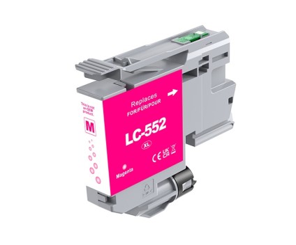 Tinteiro Compativel Brother LC-552 XL M Magenta ~ 1.500 Paginas