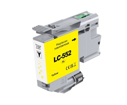 Tinteiro Compativel Brother LC-552 XL Y Amarelo ~ 1.500 Paginas