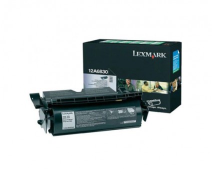 Toner Original Lexmark 12A6830 Preto ~ 7.500 Paginas