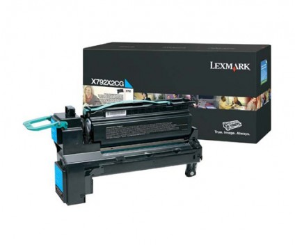 Toner Original Lexmark X792X2CG Cyan ~ 20.000 Paginas