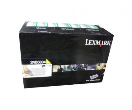 Toner Original Lexmark 24B5834 Amarelo ~ 18.000 Paginas