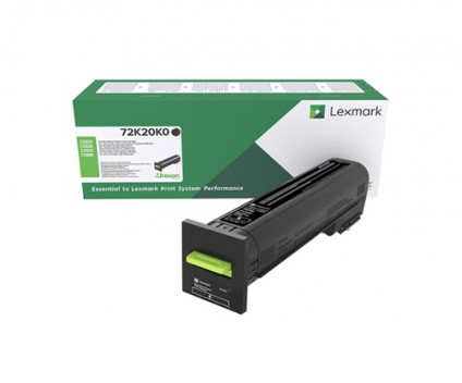 Toner Original Lexmark 72K20K0 Preto ~ 8.000 Paginas