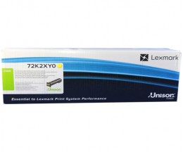 Toner Original Lexmark 72K2XY0 Amarelo ~ 22.000 Paginas