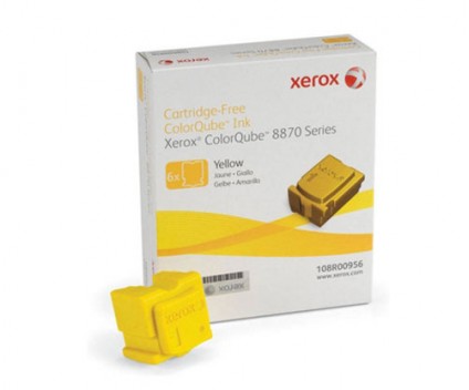 6 Toners Originais, Xerox 108R00956 Amarelo ~ 17.300 Paginas