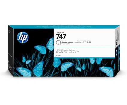 Tinteiro Original HP 747 Otimizador de Gloss 300ml