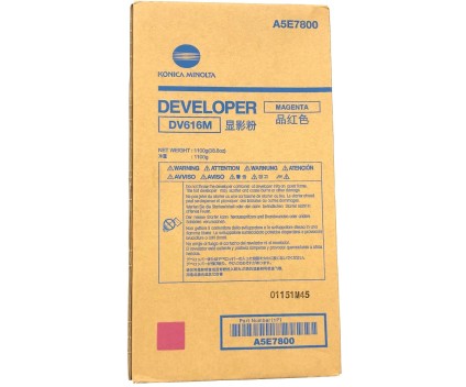 Revelador Original Konica Minolta A5E7800 Magenta ~ 850.000 Paginas