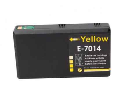 Tinteiro Compativel Epson T7014 / T7024 / T7034 Amarelo 35ml
