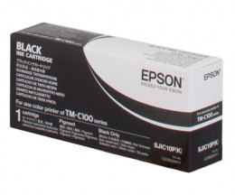 Tinteiro Original Epson SJIC10P Preto 24.8ml