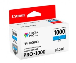 Tinteiro Original Canon PFI-1000 C Cyan 80ml