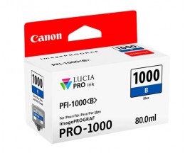 Tinteiro Original Canon PFI-1000 B Azul 80ml