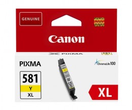 Tinteiro Original Canon CLI-581 XL Amarelo 8.3ml