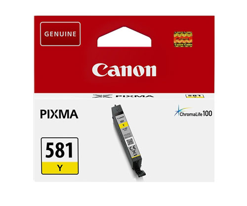 Tinteiro Original Canon CLI-581 Amarelo 5.6ml