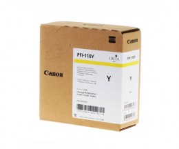 Tinteiro Original Canon PFI-110 Y Amarelo 110ml