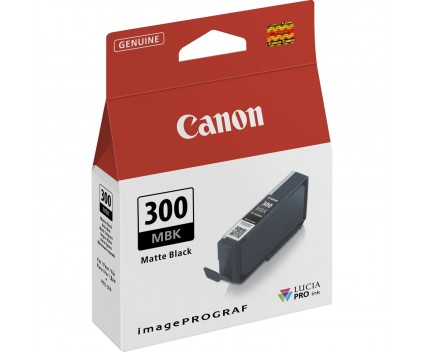 Tinteiro Original Canon PFI-300 MBK Preto Matte 14.4ml