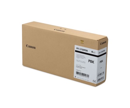 Tinteiro Original Canon PFI-2700 PBK Preto Foto 700ml