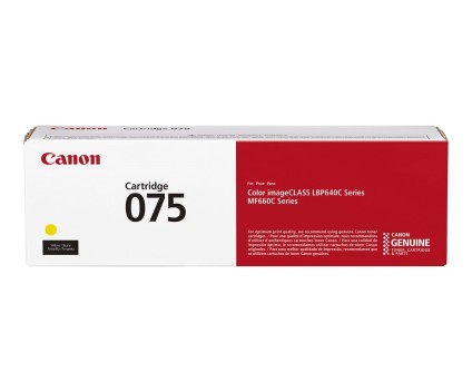 Toner Original Canon 075 Amarelo ~ 1.300 Paginas