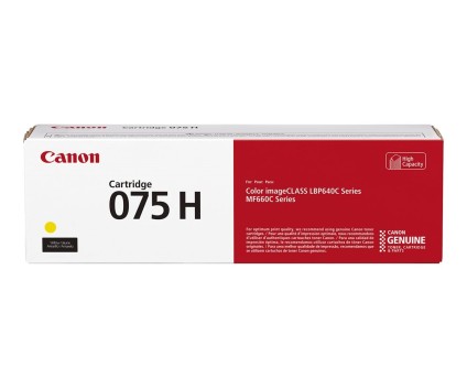 Toner Original Canon 075H Amarelo ~ 2.500 Paginas