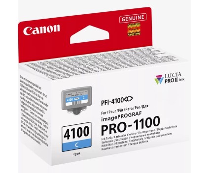Tinteiro Original Canon PFI-4100 C Cyan 80ml