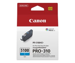 Tinteiro Original Canon PFI-5100 C Cyan 14ml