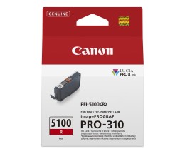 Tinteiro Original Canon PFI-5100 R Vermelho 14ml