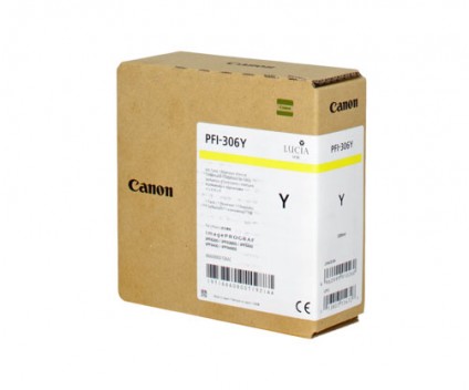 Tinteiro Original Canon PFI-306 Y Amarelo 330ml