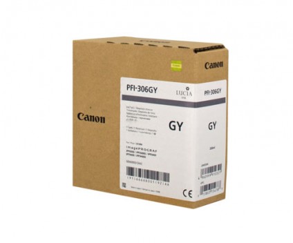 Tinteiro Original Canon PFI-306 GY Cinza 330ml