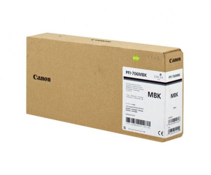 Tinteiro Original Canon PFI-706 MBK Preto Matte 700ml