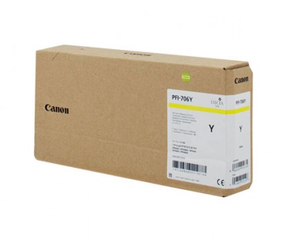 Tinteiro Original Canon PFI-706 Y Amarelo 700ml