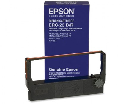 Fita Original Epson ERC-23 Preto-Vermelho
