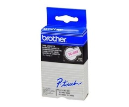Fita Original Brother TC-292 Vermelho em branco 9mm x 7.7m