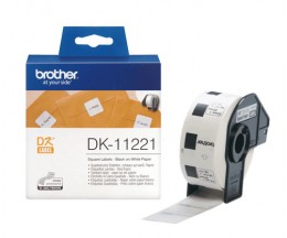 Etiquetas Originais, Brother DK11221 23mm x 23mm 1000 etiquetas